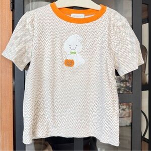 Magnolia Baby halloween pima tee short sleeve ghost trick treat toddler pumpkin